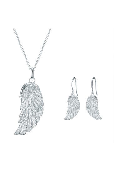 RAFAELA DONATA Schmuckset Muschelkernperle silber