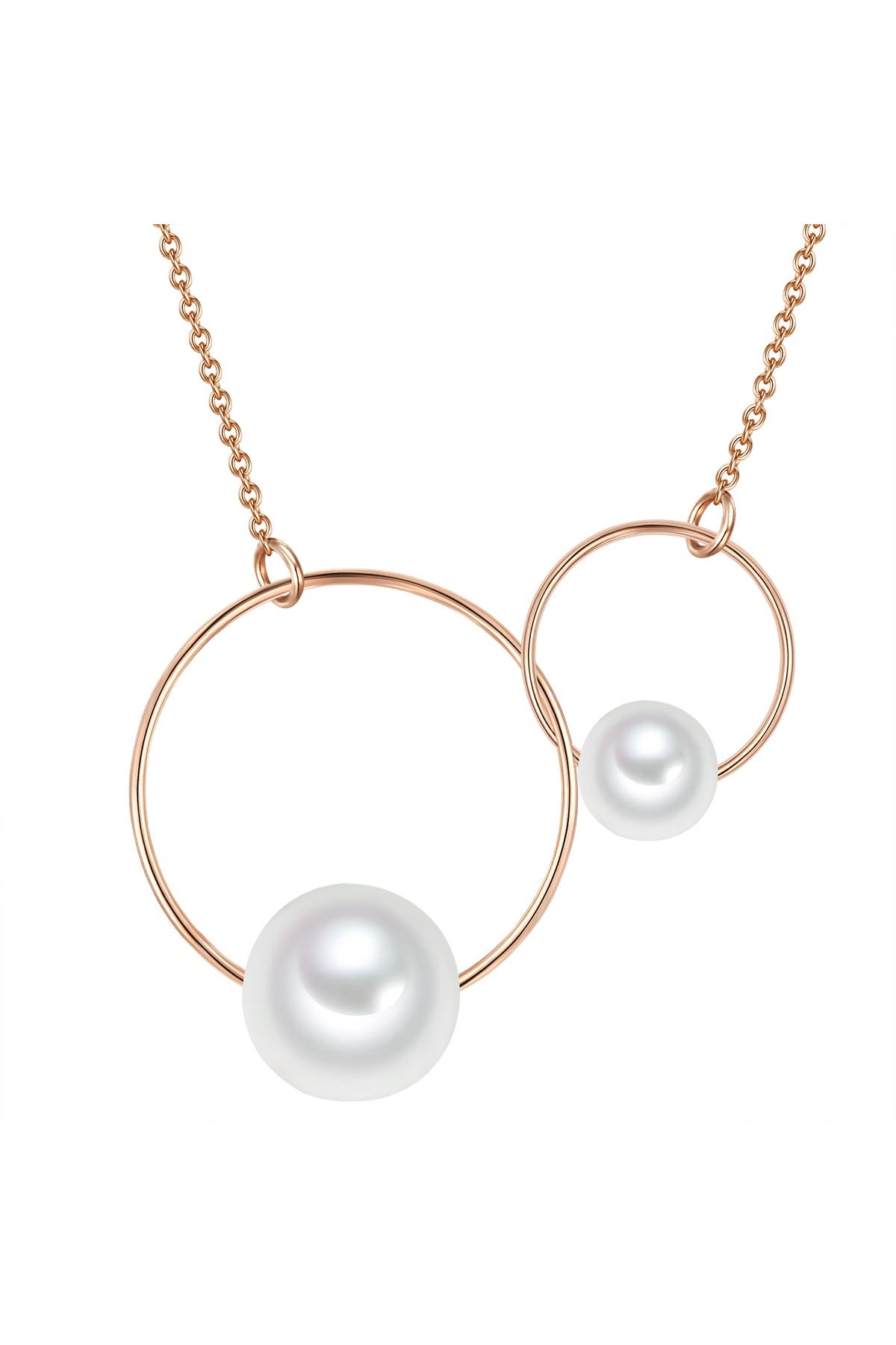 LULU & JANE Kette Muschelkernperle roségold, Bild 1