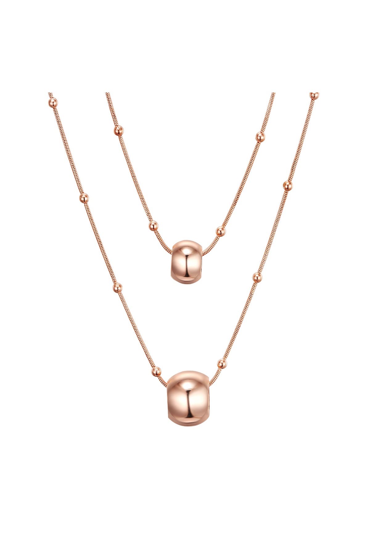 LULU & JANE Kette Metall-Legierung roségold, Bild 1