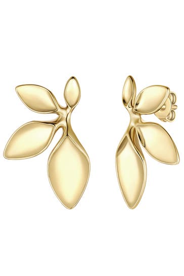 YOKOAMII Ohrringe Messing gelbgold