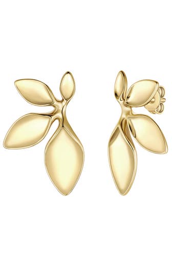 YOKOAMII Ohrringe Messing gelbgold