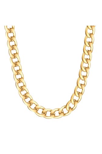 LULU & JANE Kette Metall gelbgold