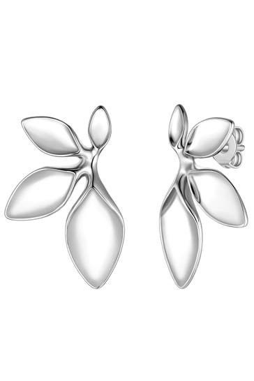 YOKOAMII Ohrringe Messing silber