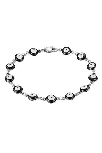 TRUE REBELS Armband Edelstahl silber