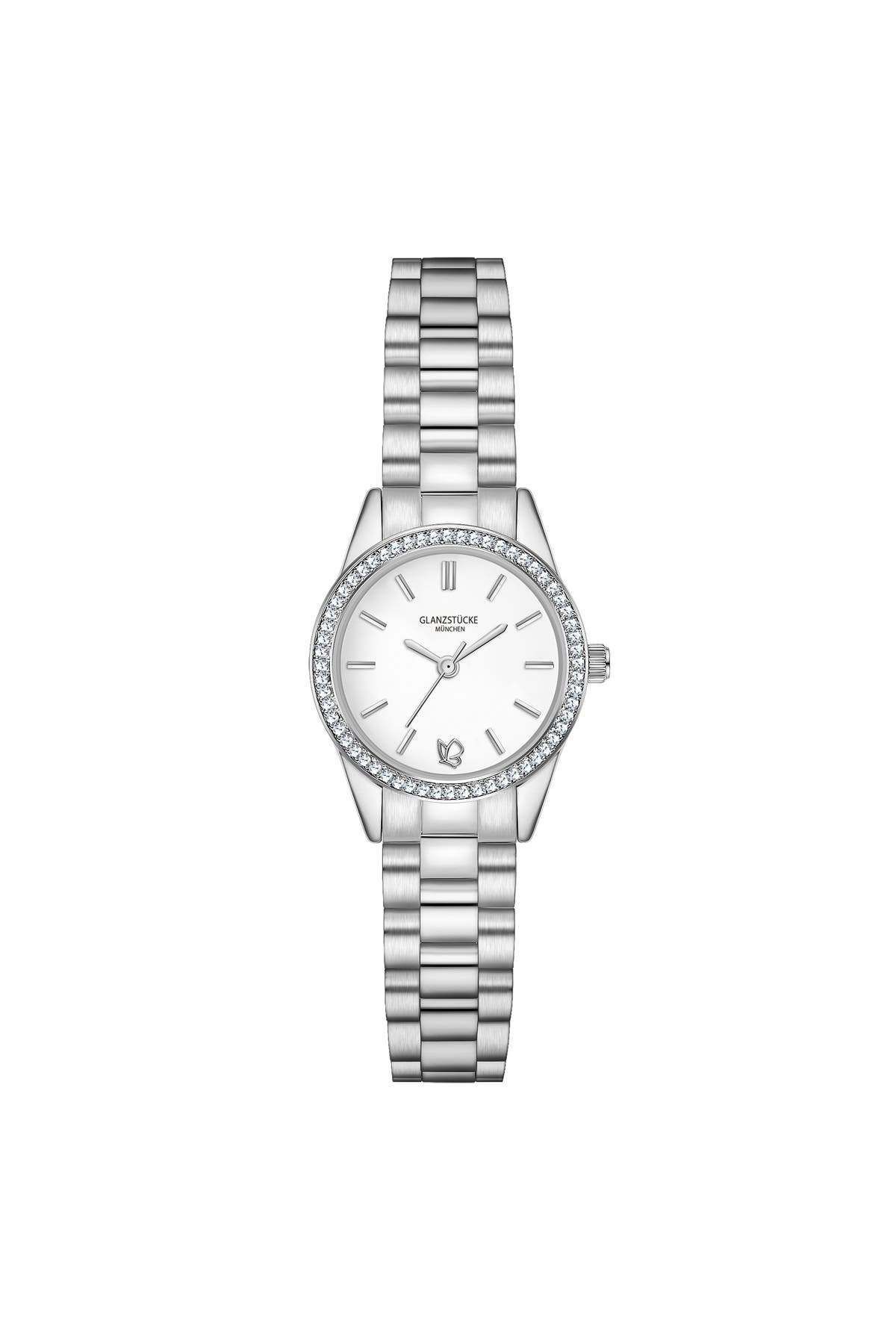 GLANZSTÜCKE MÜNCHEN Quarzuhr Damen Quarzuhr silber Edelstahl silber, Bild 1