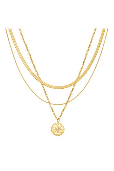 EASTSIDE Kette Edelstahl gelbgold