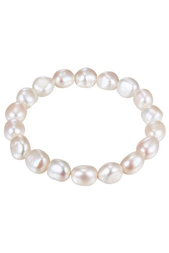 VALERO PEARLS Armband Süßwasser-Zuchtperle weiß