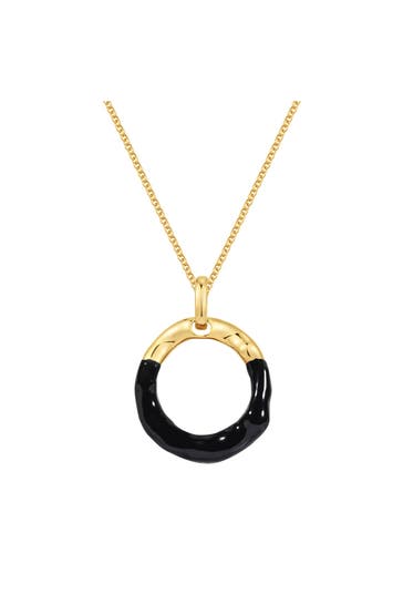 YOKOAMII Kette Metall-Legierung gelbgold