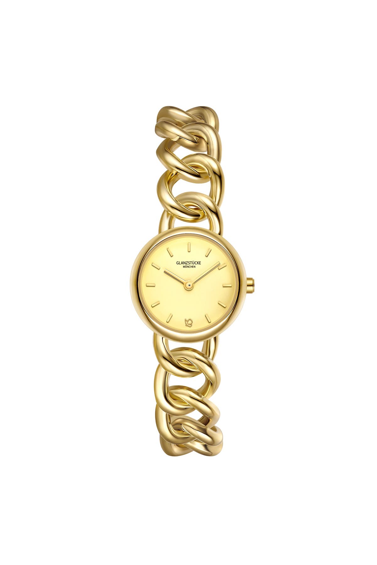 GLANZSTÜCKE MÜNCHEN Quarzuhr Damen Quarzuhr gelbgold Edelstahl gelbgold, Bild 1