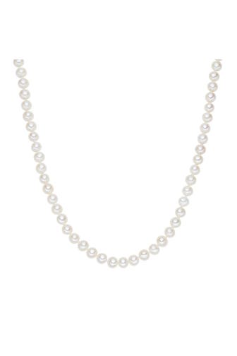 LULU & JANE Kette Süßwasser-Zuchtperle weiß