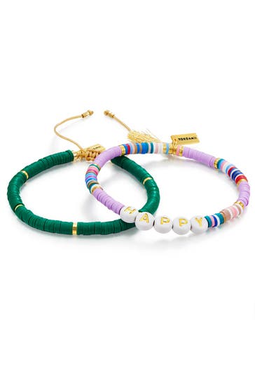 YOKOAMII Armband Metall-Legierung grün