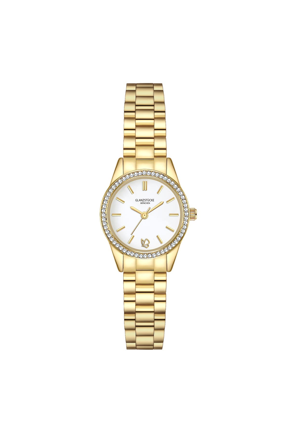 GLANZSTÜCKE MÜNCHEN Quarzuhr Damen Quarzuhr gelbgold Edelstahl gelbgold, Bild 1