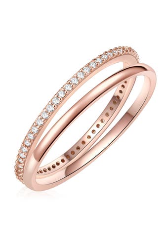 LULU & JANE Ring Messing roségold