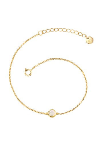 GLANZSTÜCKE MÜNCHEN Armband Sterling Silber gelbgold