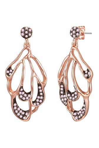 LULU & JANE Ohrringe Metall-Legierung roségold