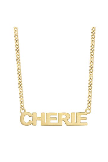 EASTSIDE Kette Edelstahl gelbgold