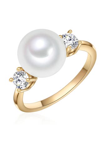 LULU & JANE Ring Sterling Silber gelbgold