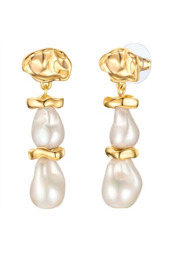 YOKOAMII Ohrringe Metall gelbgold