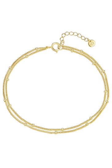 GLANZSTÜCKE MÜNCHEN Armband Sterling Silber gelbgold