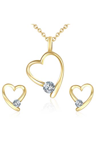 RAFAELA DONATA Schmuckset Messing gelbgold