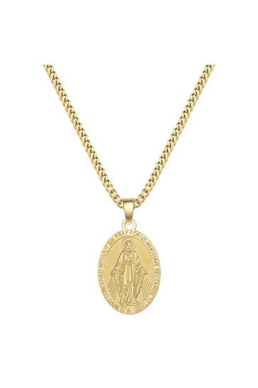 TRUE REBELS Kette Edelstahl gelbgold