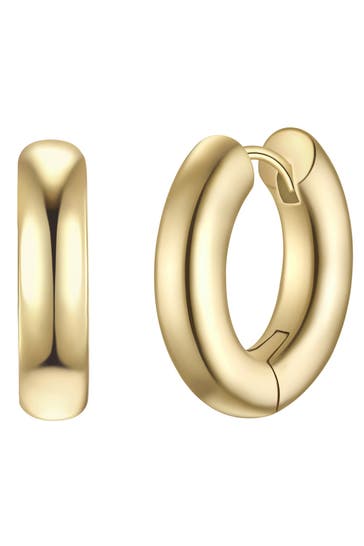 YOKOAMII Ohrringe Metall-Legierung gelbgold