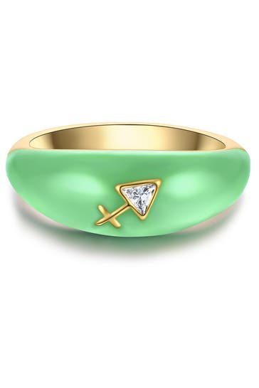 GLANZSTÜCKE MÜNCHEN Ring Sterling Silber gelbgold