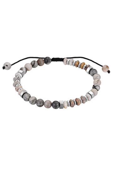 TRUE REBELS Armband Edelstahl silber