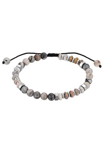 TRUE REBELS Armband Edelstahl silber