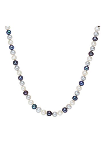 VALERO PEARLS Kette Süßwasser-Zuchtperle OneColor