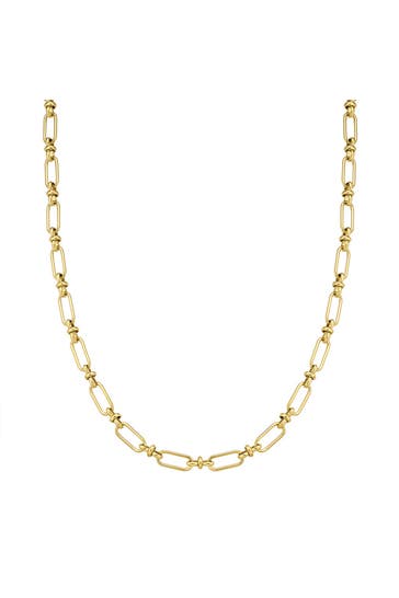 TRUE REBELS Kette Edelstahl gelbgold