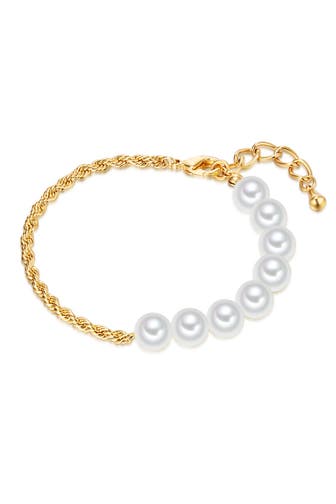 LULU & JANE Armband Messing OneColor