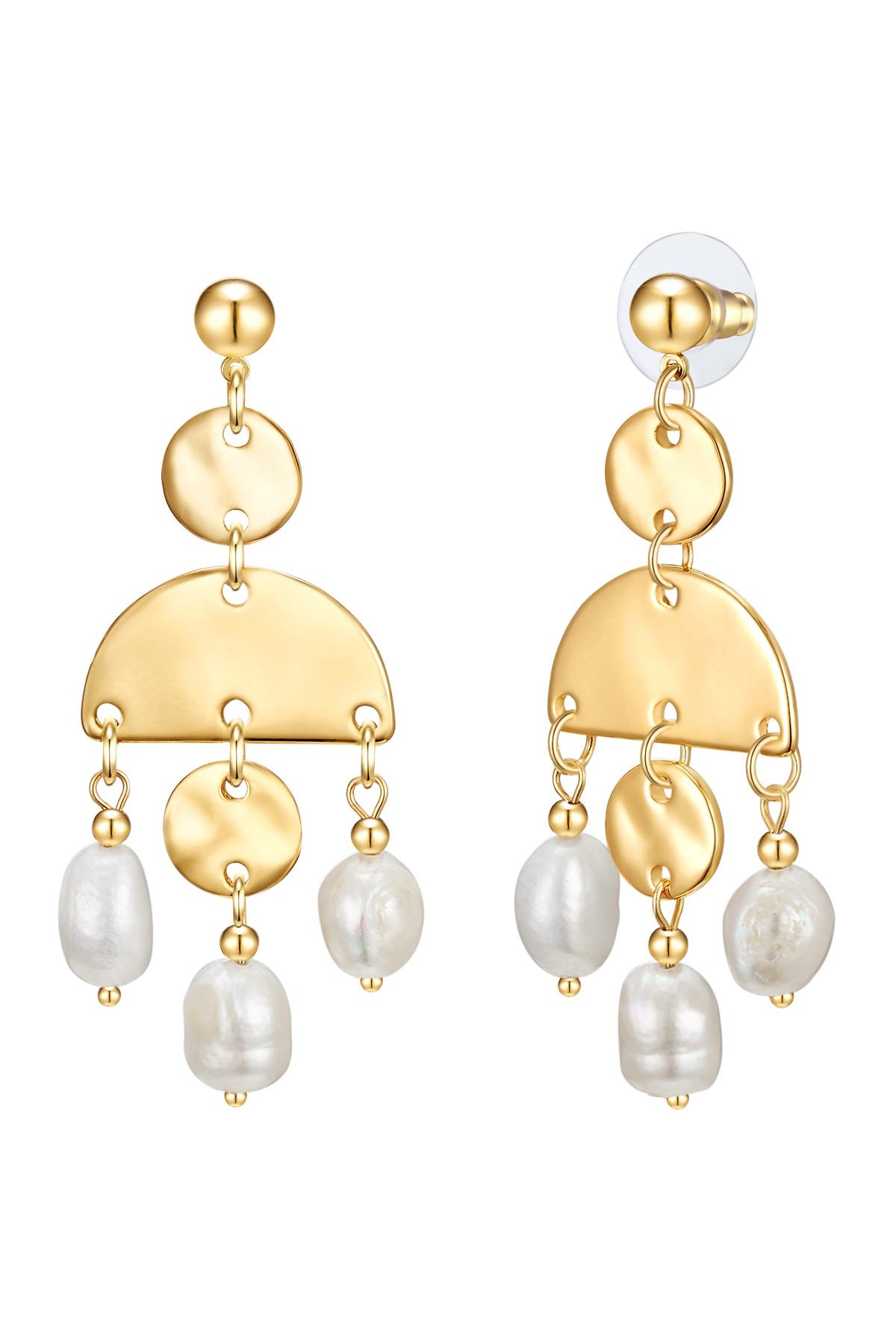 LULU & JANE Ohrringe Metall OneColor, Bild 1