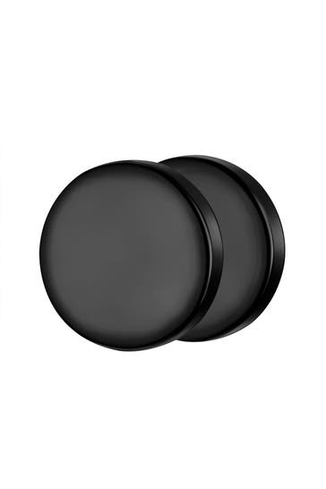 TRUE REBELS Ohrringe Edelstahl schwarz