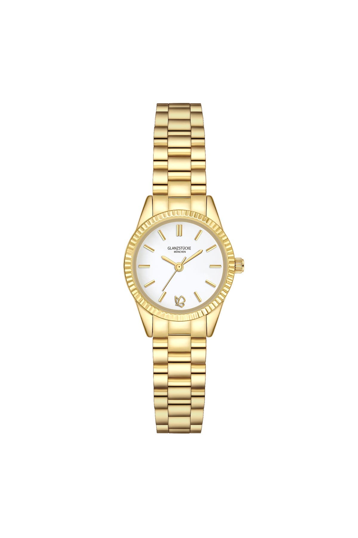 GLANZSTÜCKE MÜNCHEN Quarzuhr Damen Quarzuhr gelbgold Edelstahl gelbgold, Bild 1