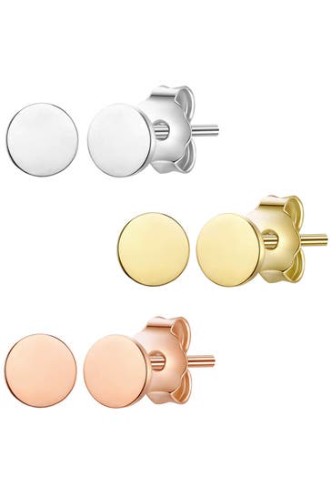 GLANZSTÜCKE MÜNCHEN Ohrringe Sterling Silber silber/gelbgold/roségold