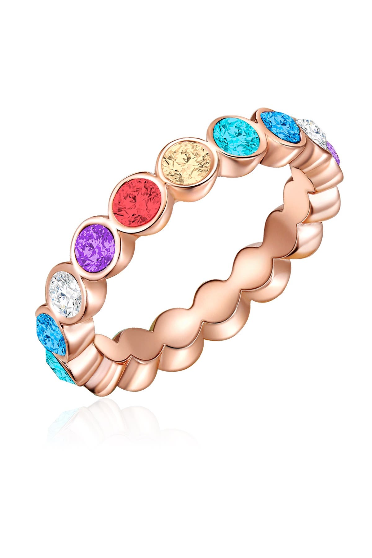 LULU & JANE Ring Metall-Legierung roségold, Bild 1