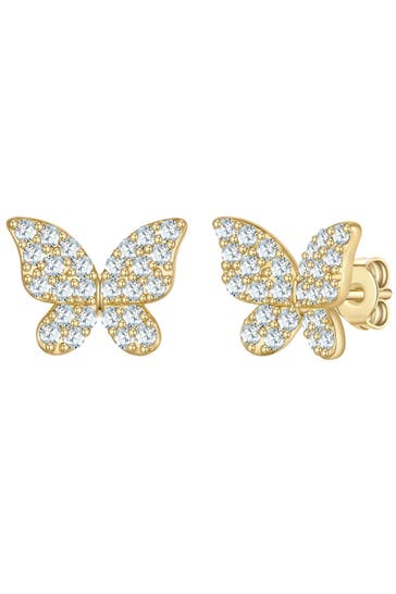 YOKOAMII Ohrringe Messing gelbgold