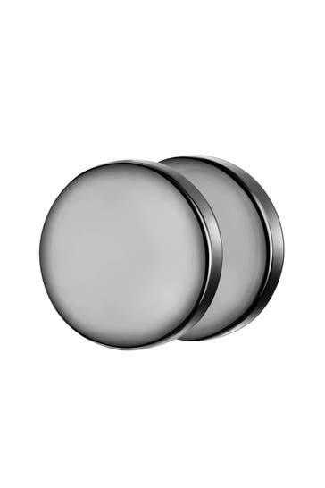 TRUE REBELS Ohrringe Edelstahl gunmetal