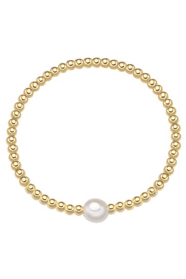 YOKOAMII Armband Süßwasser-Zuchtperle weiß