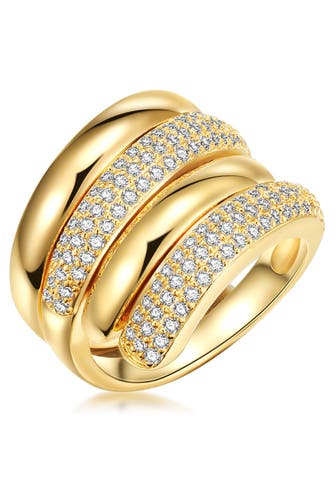 LULU & JANE Ring Messing gelbgold