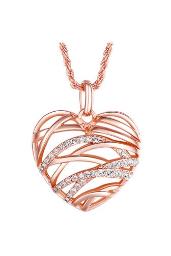 LULU & JANE Kette Metall-Legierung roségold