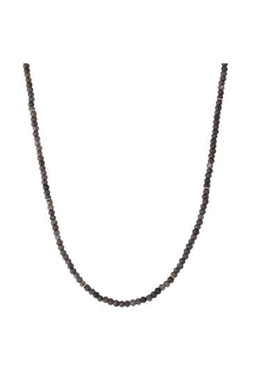 GLANZSTÜCKE MÜNCHEN Kette Chalcedon grau