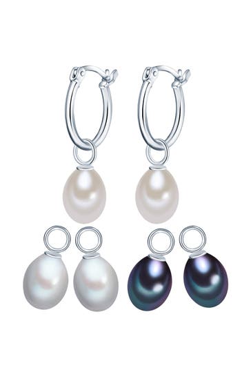 VALERO PEARLS Ohrringe Sterling Silber silber