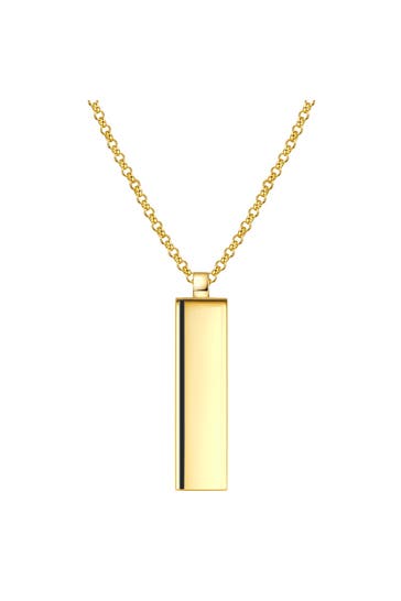 MÄNNERGLANZ Kette Sterling Silber gelbgold