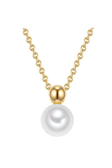 VALERO PEARLS Kette Sterling Silber gelbgold
