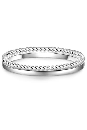 LULU & JANE Ring Messing silber