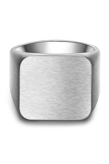 TRUE REBELS Ring Edelstahl silber