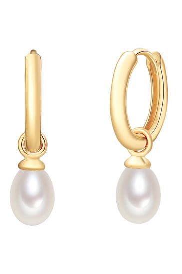 VALERO PEARLS Ohrringe Sterling Silber gelbgold