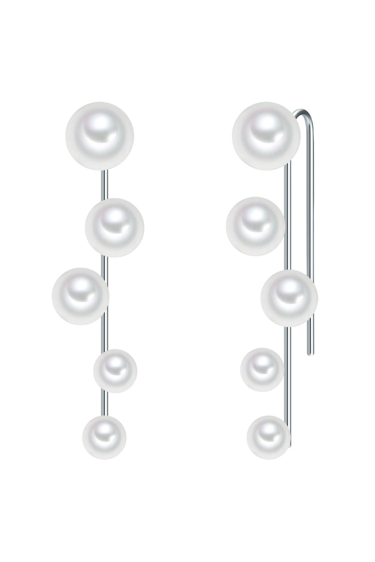 LULU & JANE Ohrringe Sterling Silber OneColor, Bild 1